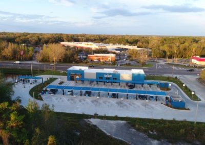 top view of Total Package Car Wash building